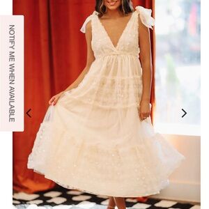 Hazel and Olive Cream Dress